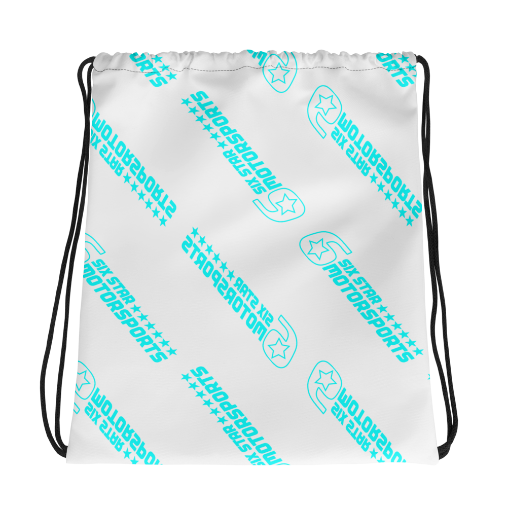 Six Star Motorsports Patterned Drawstring bag