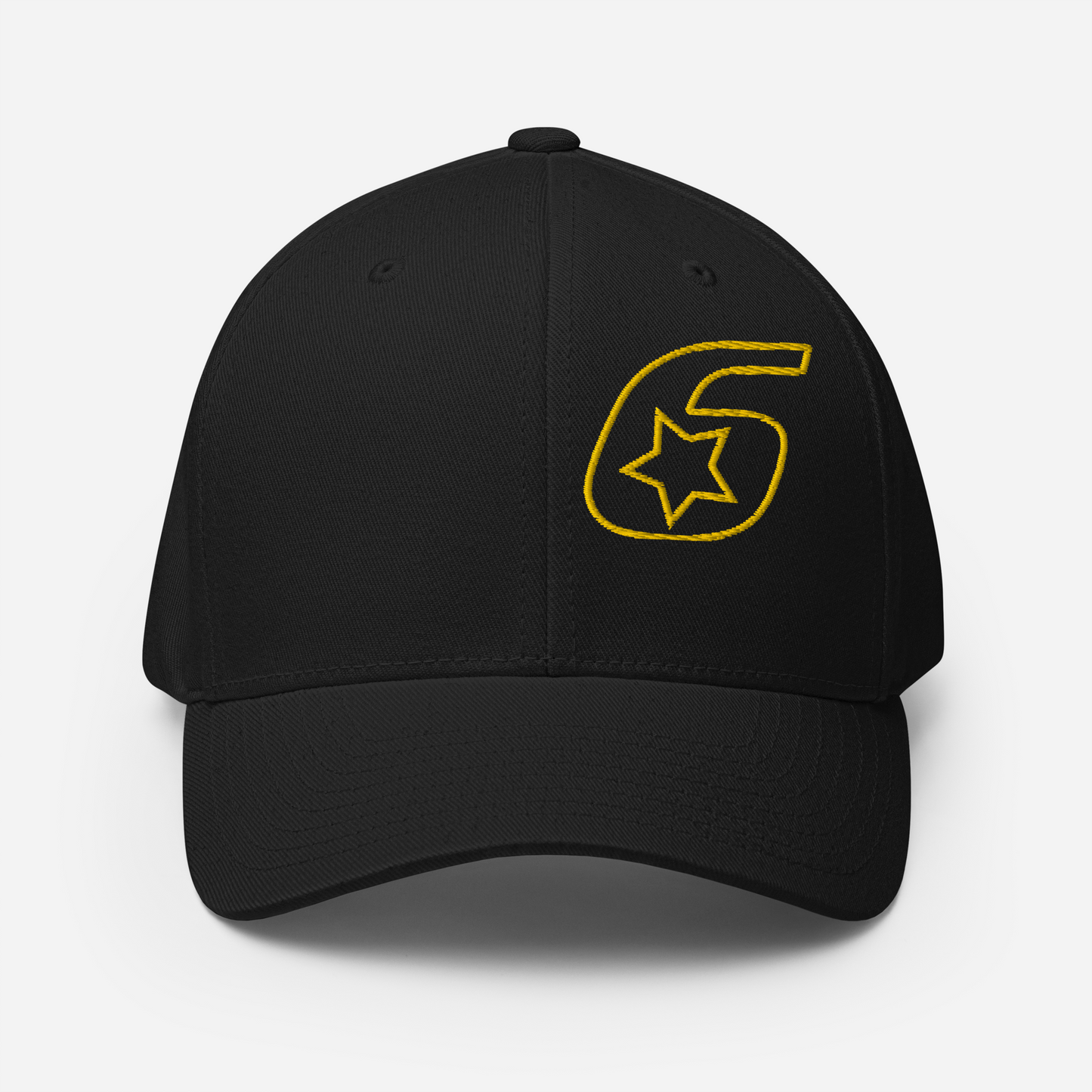 Six Star Motorsports Gold 6 FlexFit Hat