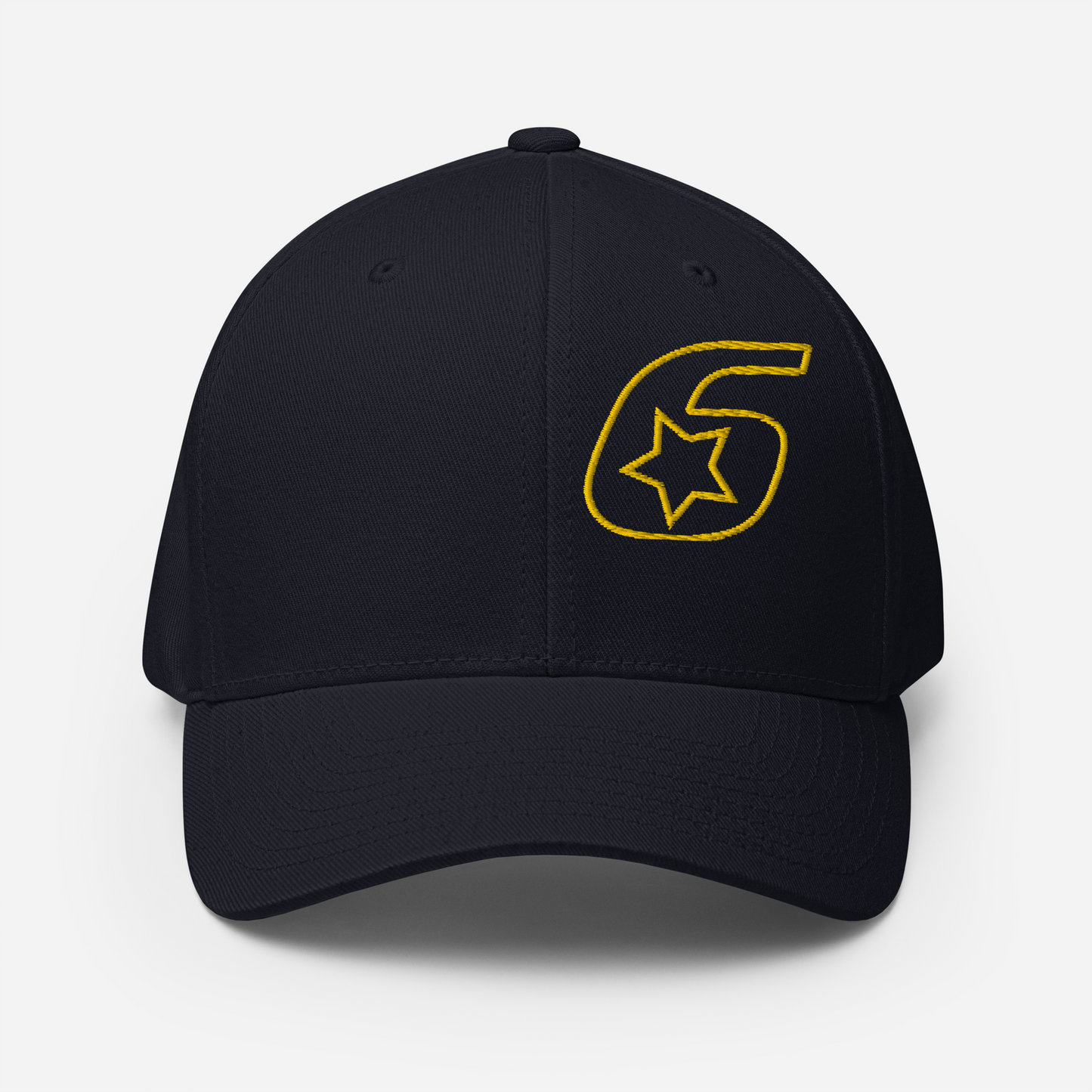Six Star Motorsports Gold 6 FlexFit Hat