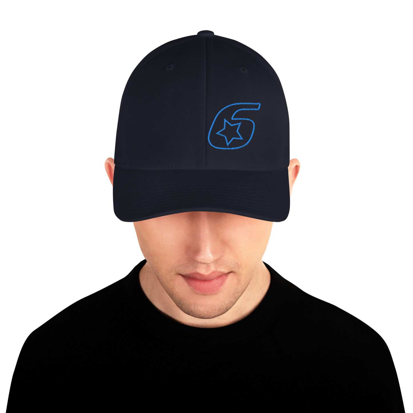 Six Star Motorsports Blue 6 FlexFit Hat