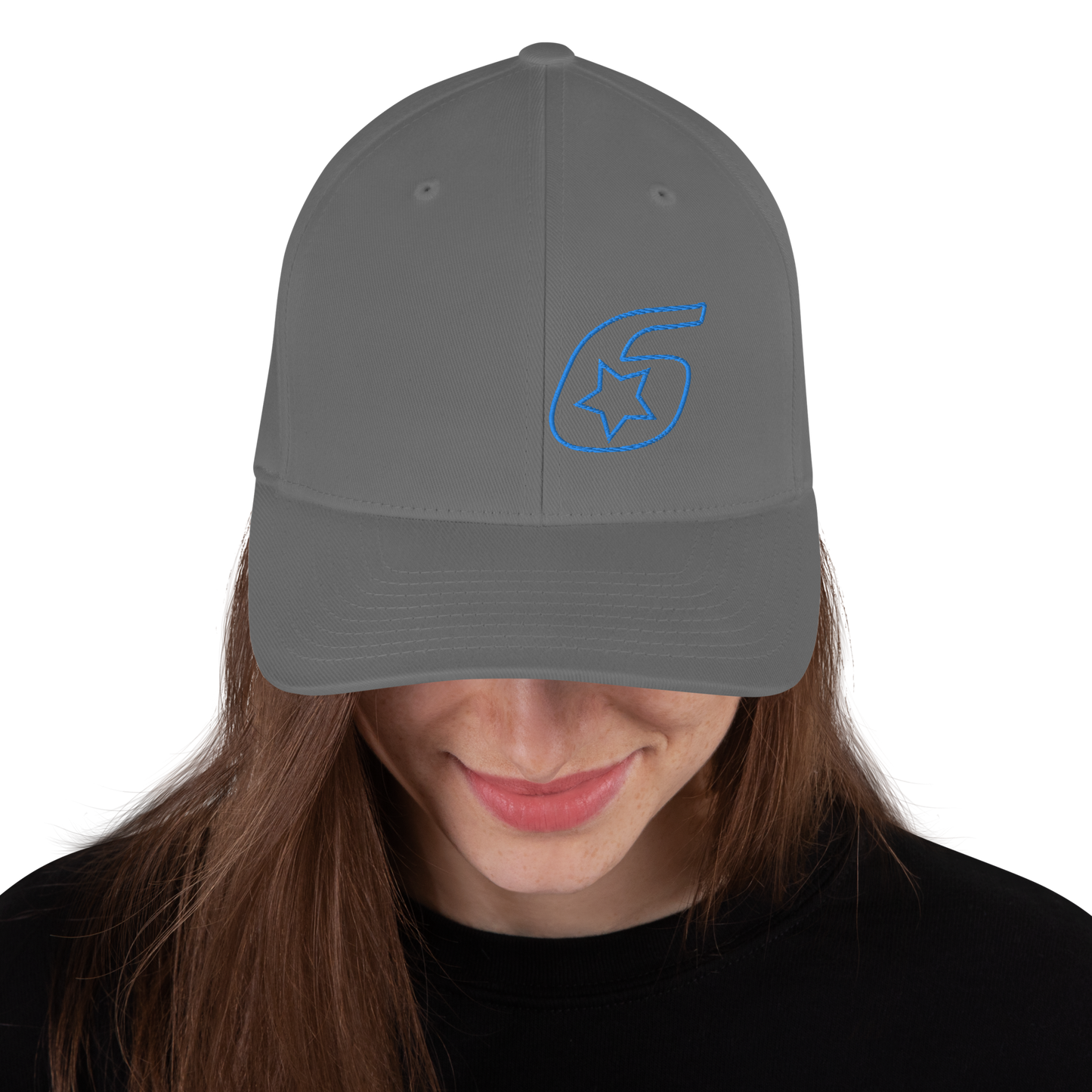 Six Star Motorsports Blue 6 FlexFit Hat