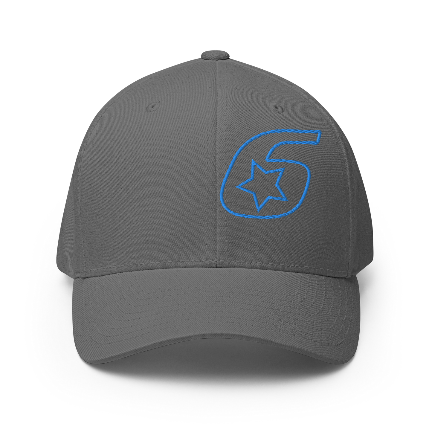 Six Star Motorsports Blue 6 FlexFit Hat