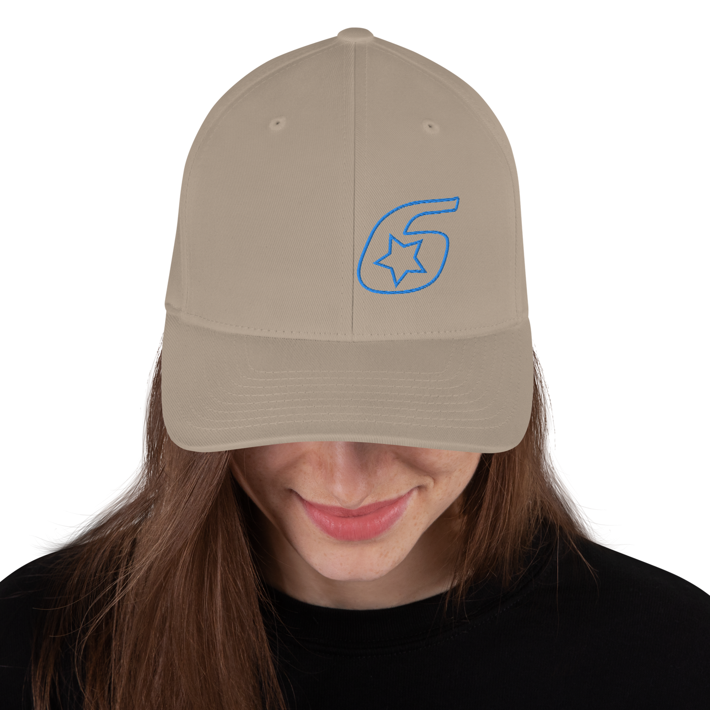 Six Star Motorsports Blue 6 FlexFit Hat