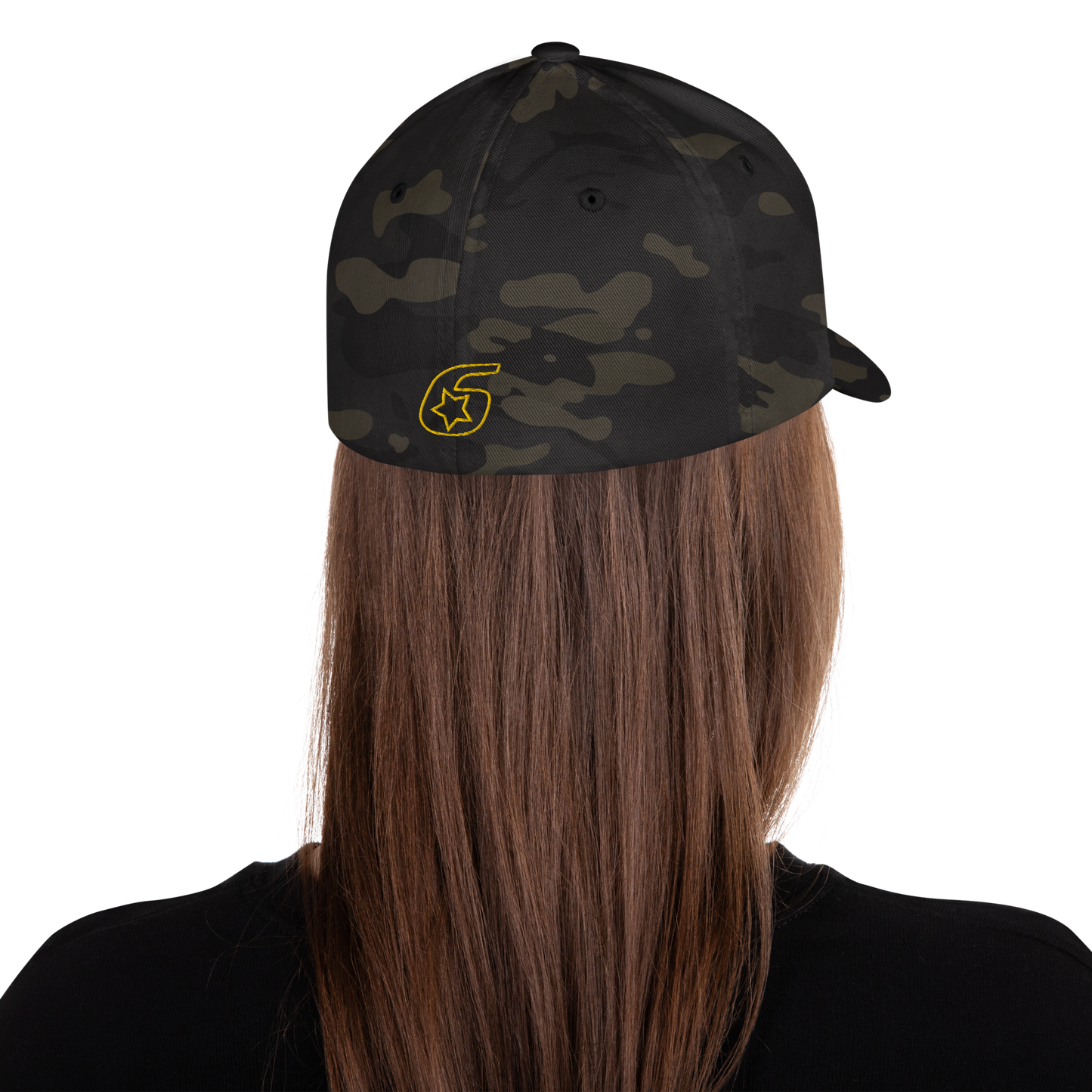Six Star Motorsports Gold 6 FlexFit Hat