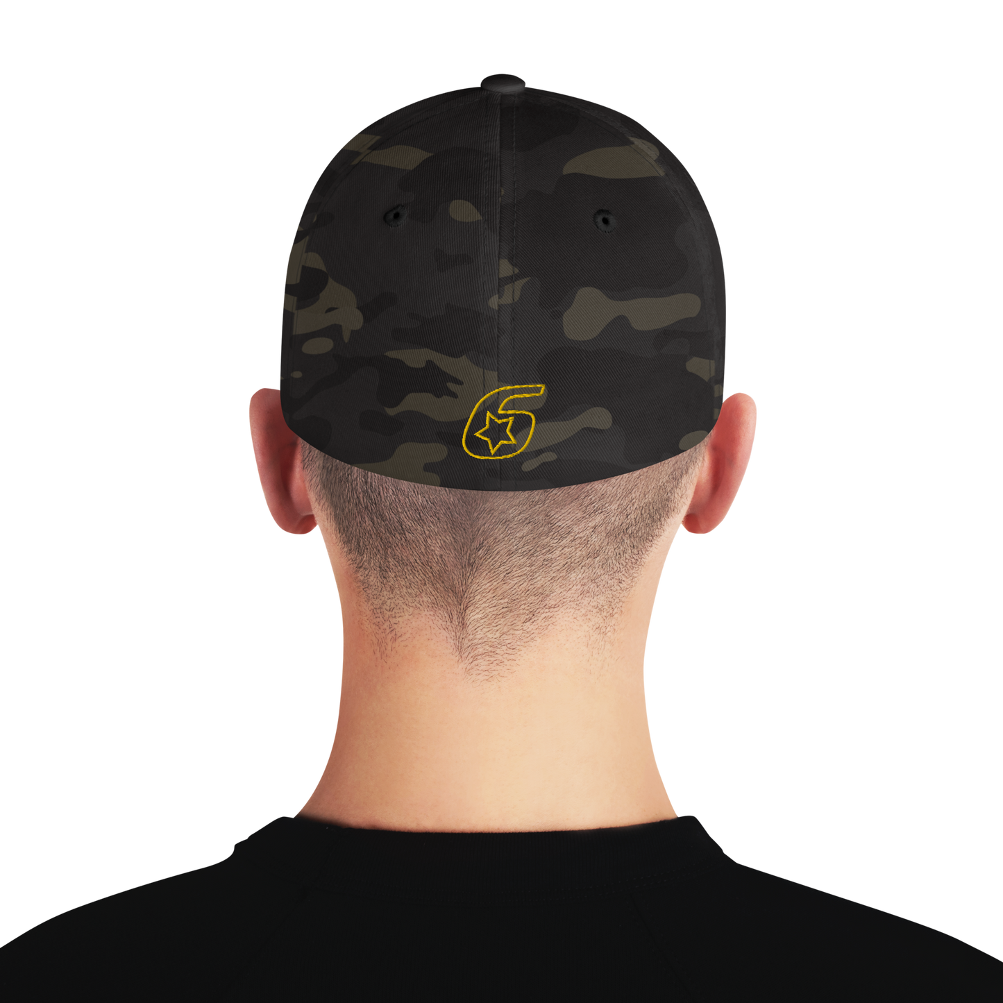 Six Star Motorsports Gold 6 FlexFit Hat