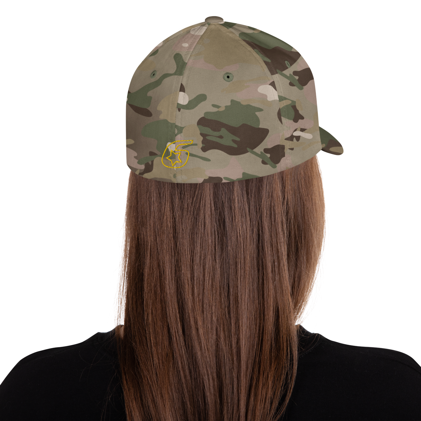 Six Star Motorsports Gold 6 FlexFit Hat