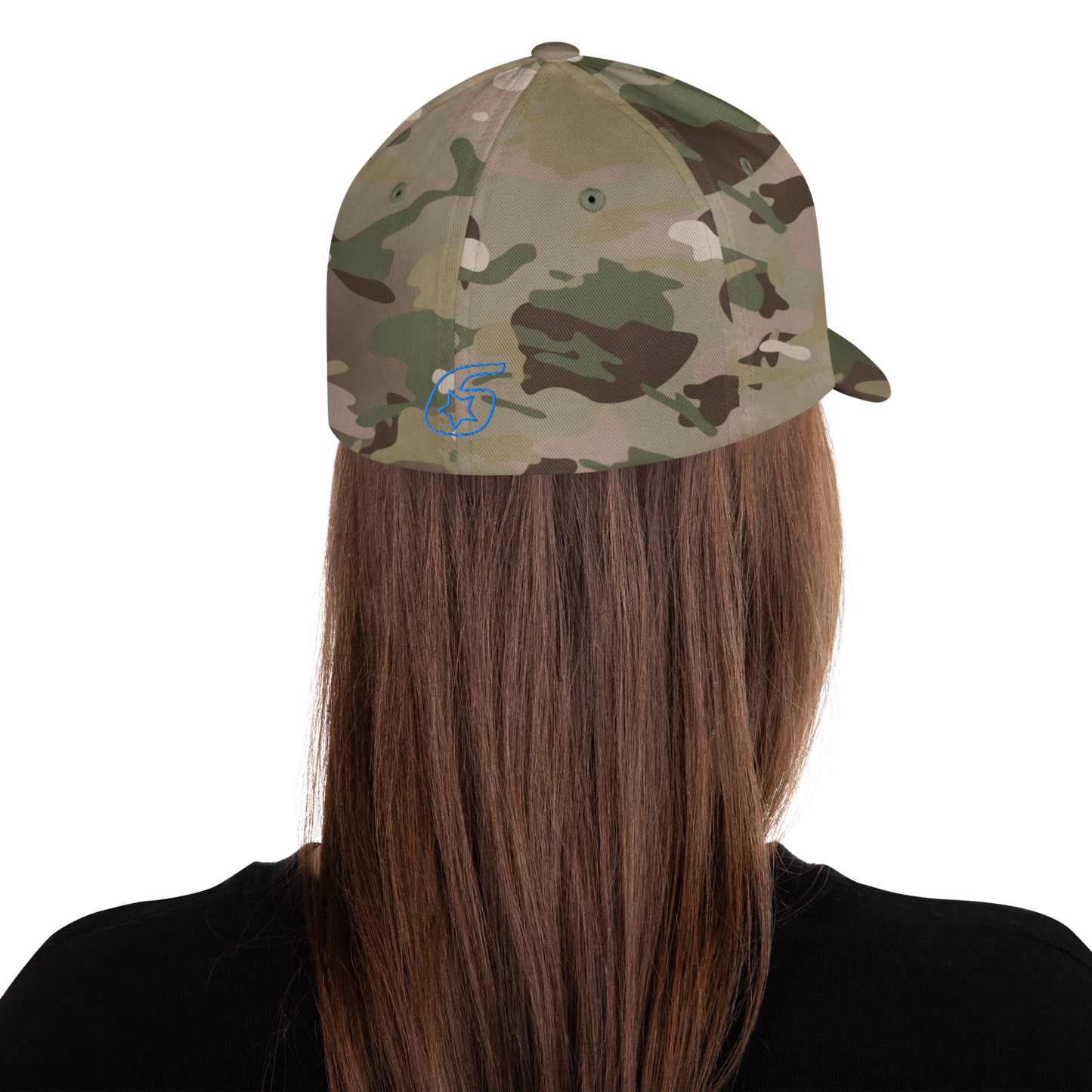 Six Star Motorsports Blue 6 FlexFit Hat