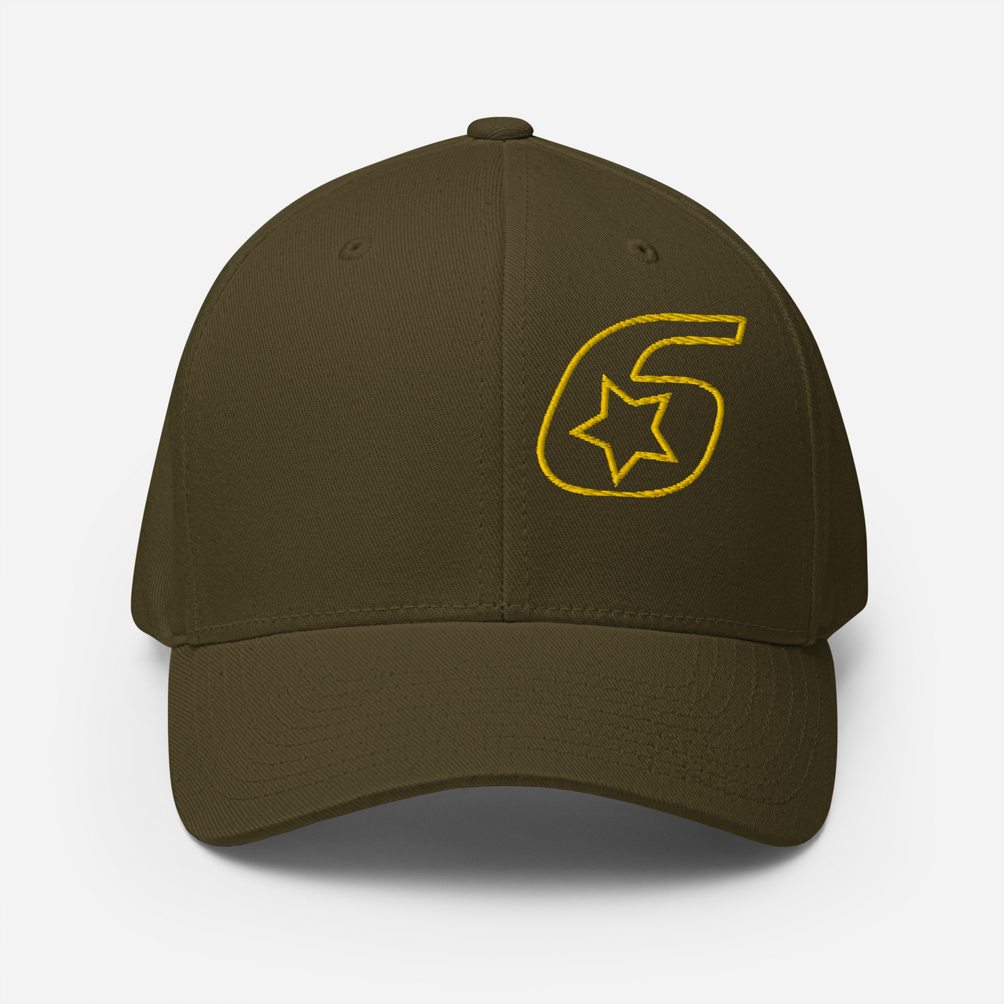 Six Star Motorsports Gold 6 FlexFit Hat