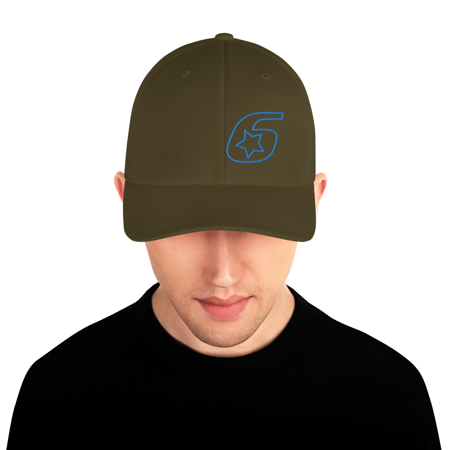 Six Star Motorsports Blue 6 FlexFit Hat