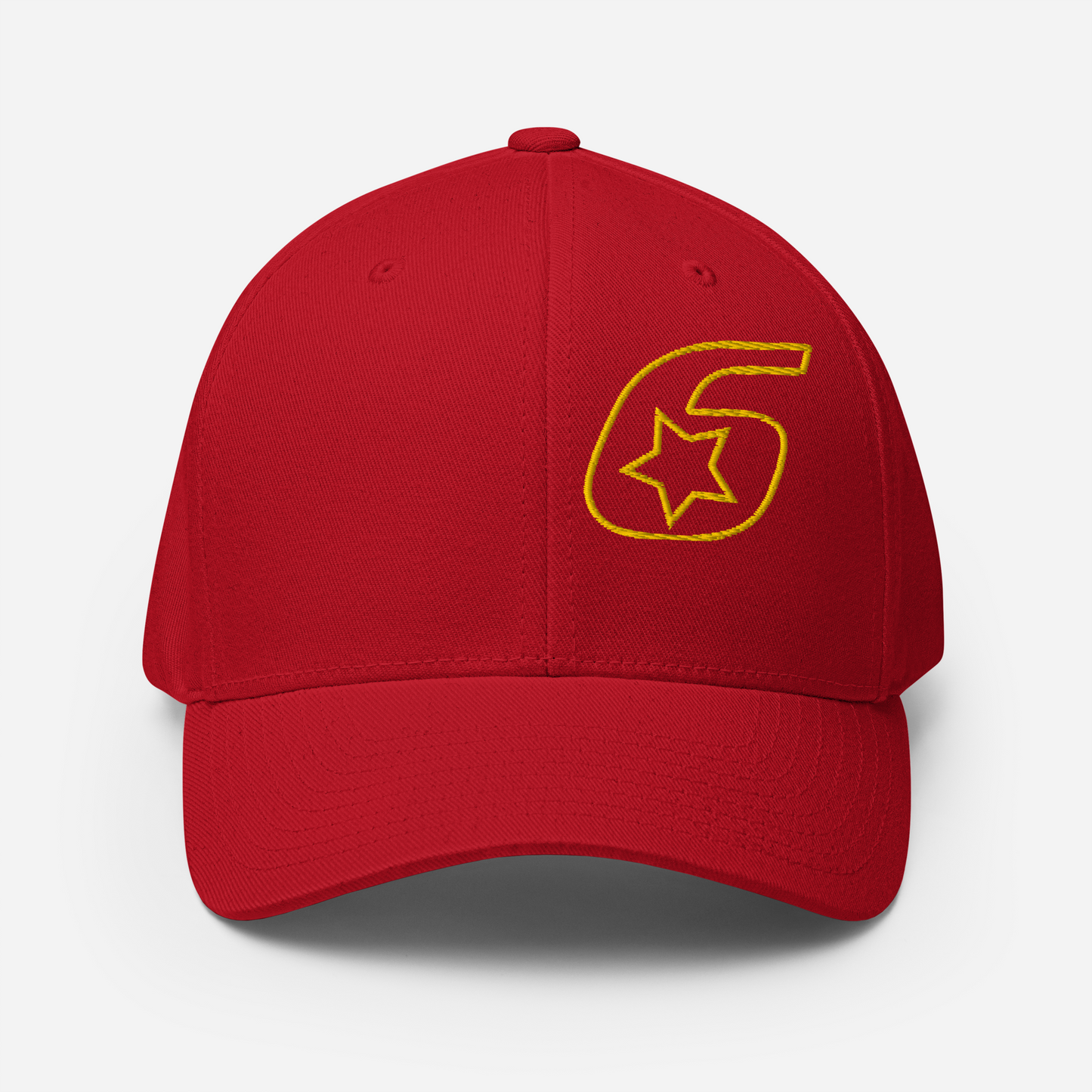 Six Star Motorsports Gold 6 FlexFit Hat