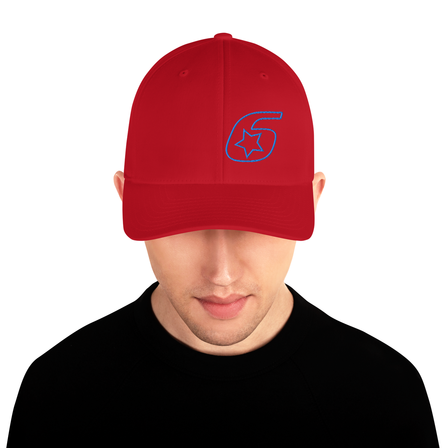 Six Star Motorsports Blue 6 FlexFit Hat