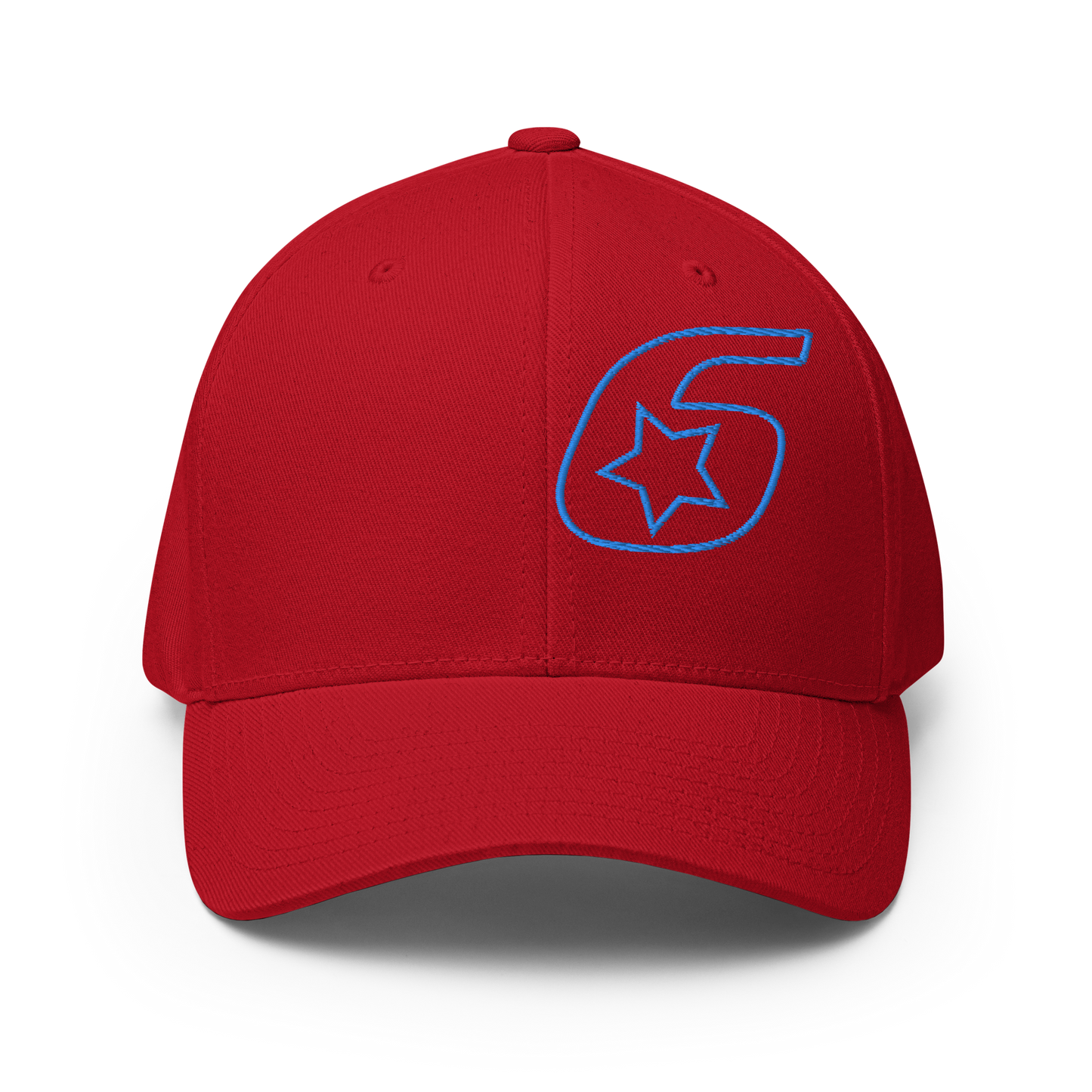 Six Star Motorsports Blue 6 FlexFit Hat