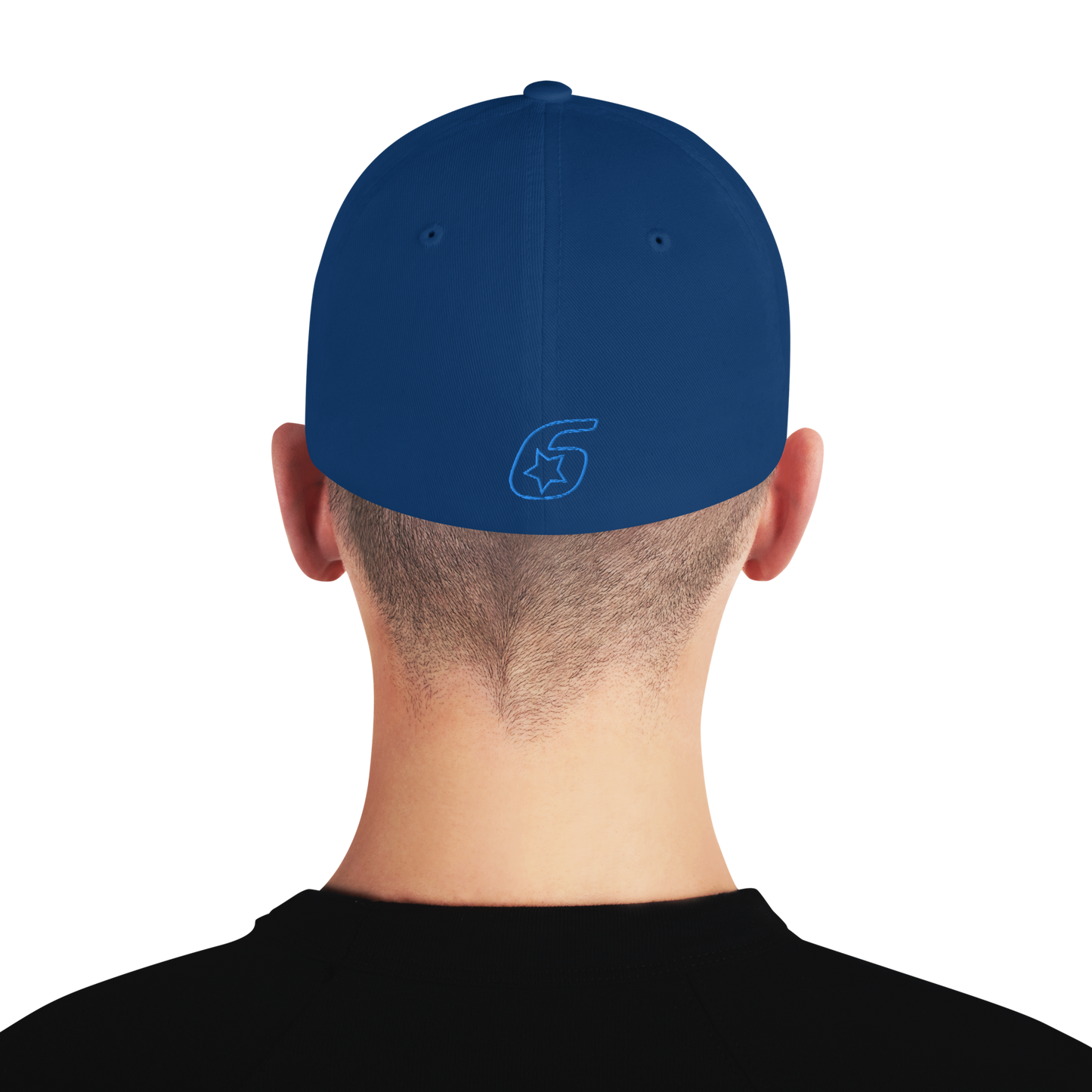 Six Star Motorsports Blue 6 FlexFit Hat
