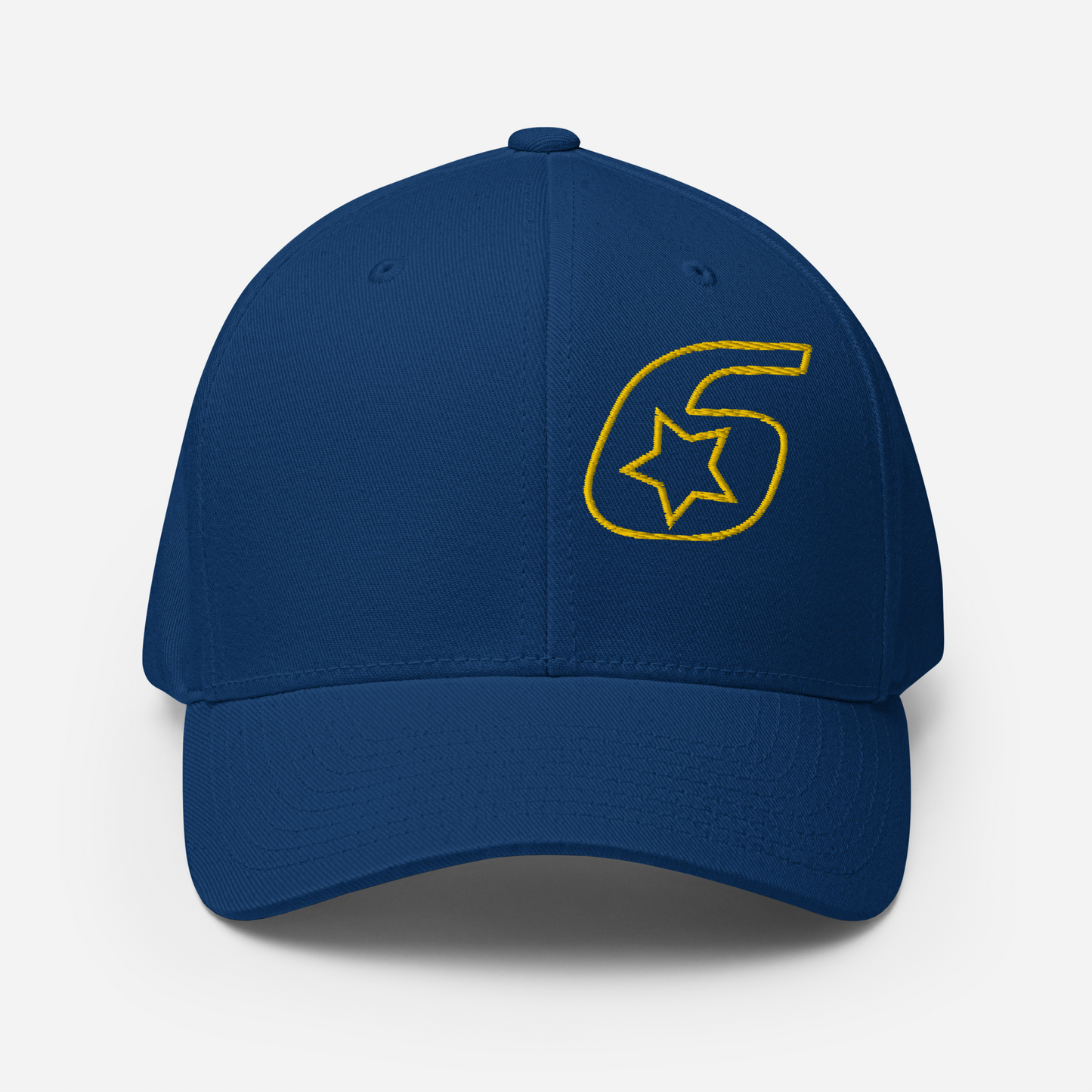 Six Star Motorsports Gold 6 FlexFit Hat