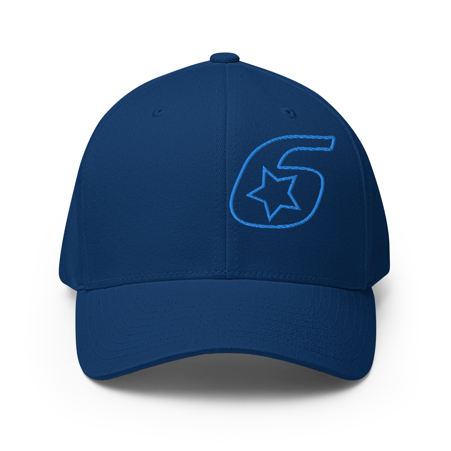 Six Star Motorsports Blue 6 FlexFit Hat