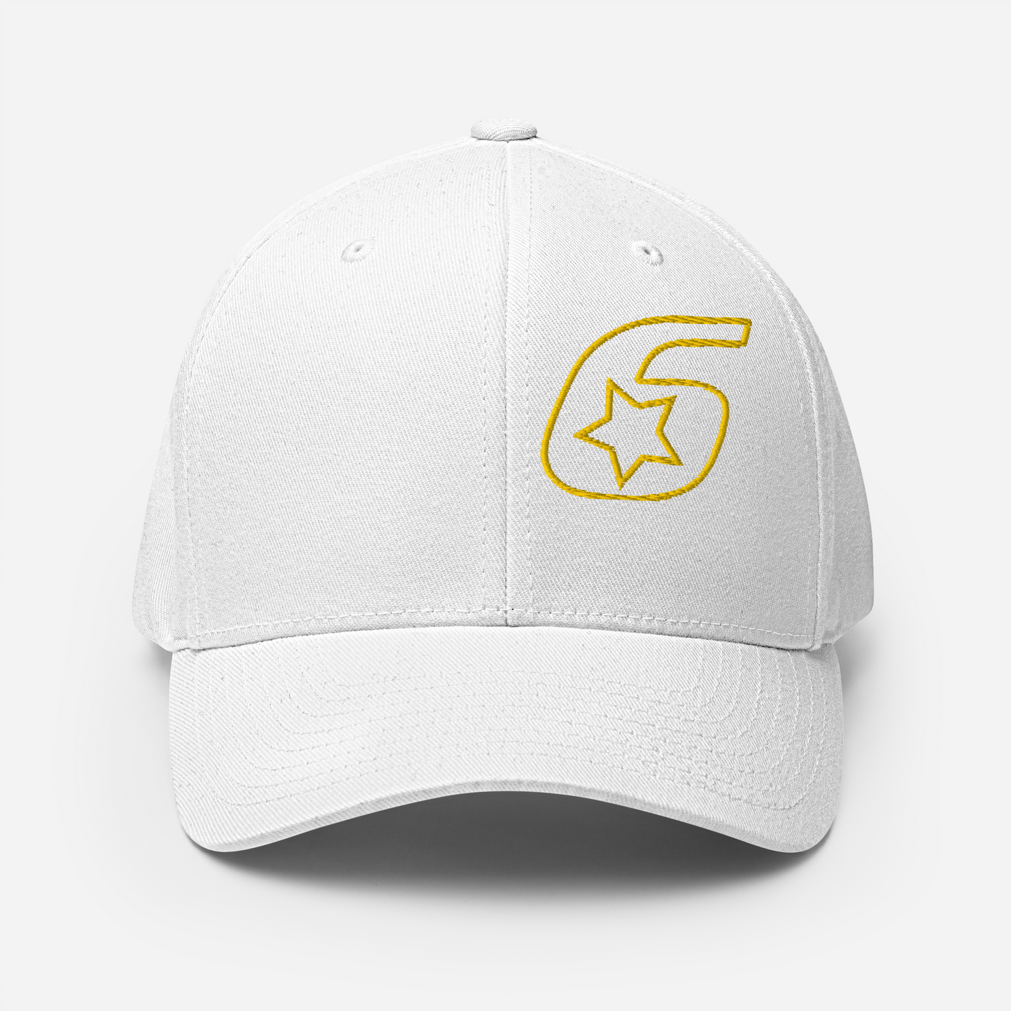 Six Star Motorsports Gold 6 FlexFit Hat
