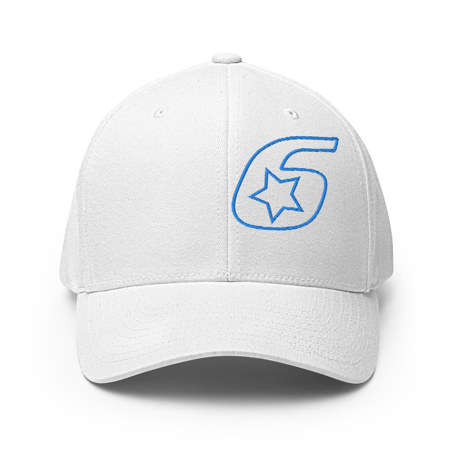 Six Star Motorsports Blue 6 FlexFit Hat