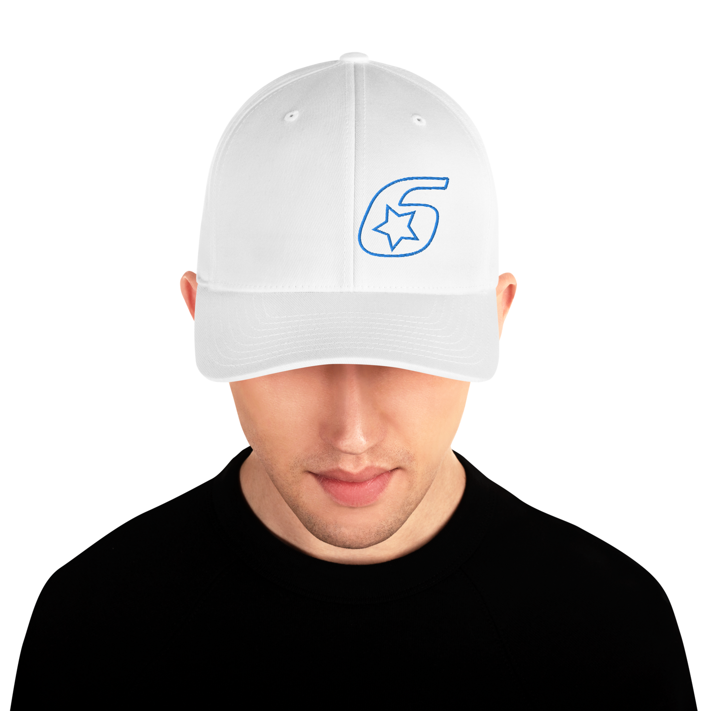 Six Star Motorsports Blue 6 FlexFit Hat