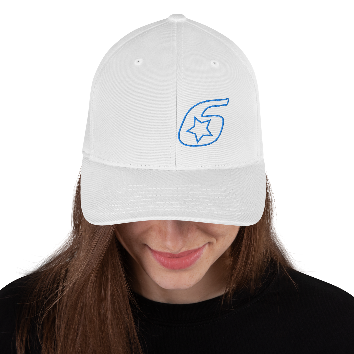 Six Star Motorsports Blue 6 FlexFit Hat
