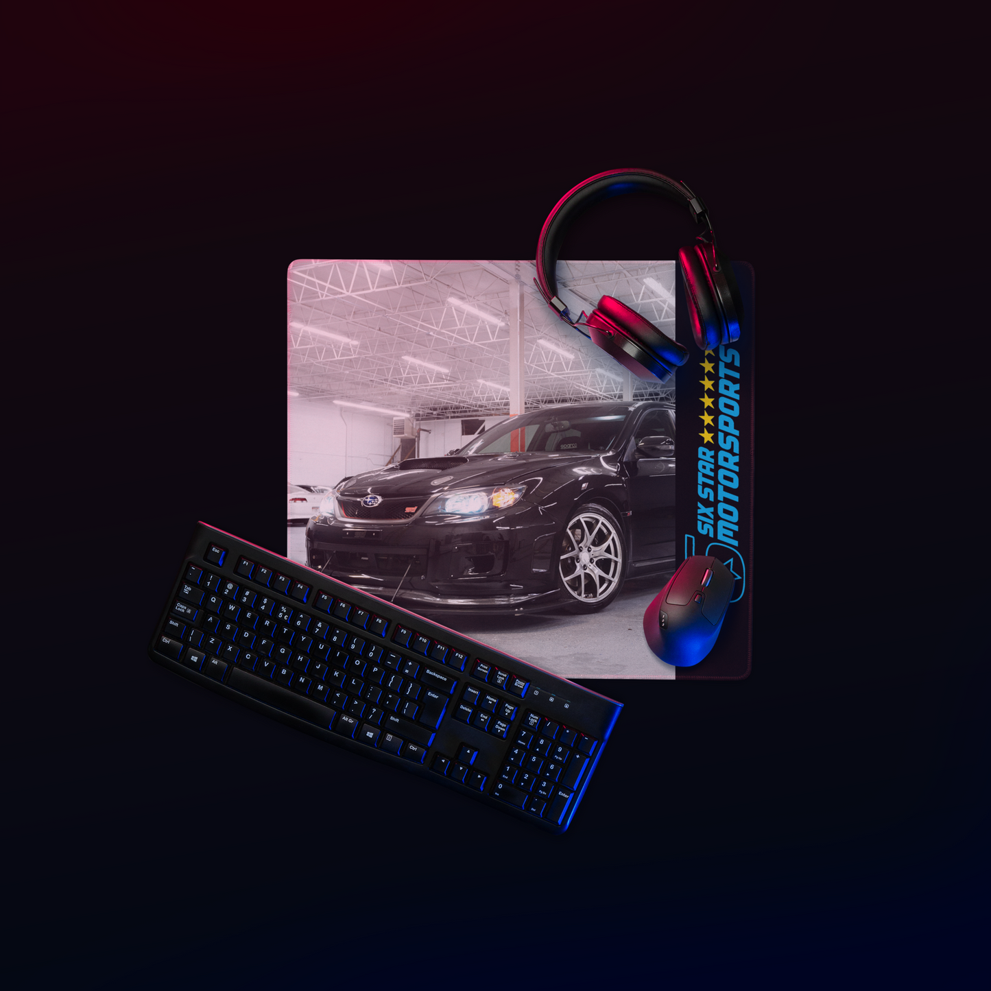 Six Star Motorsports "Black Mamba" Gaming Mouse Pad Edition