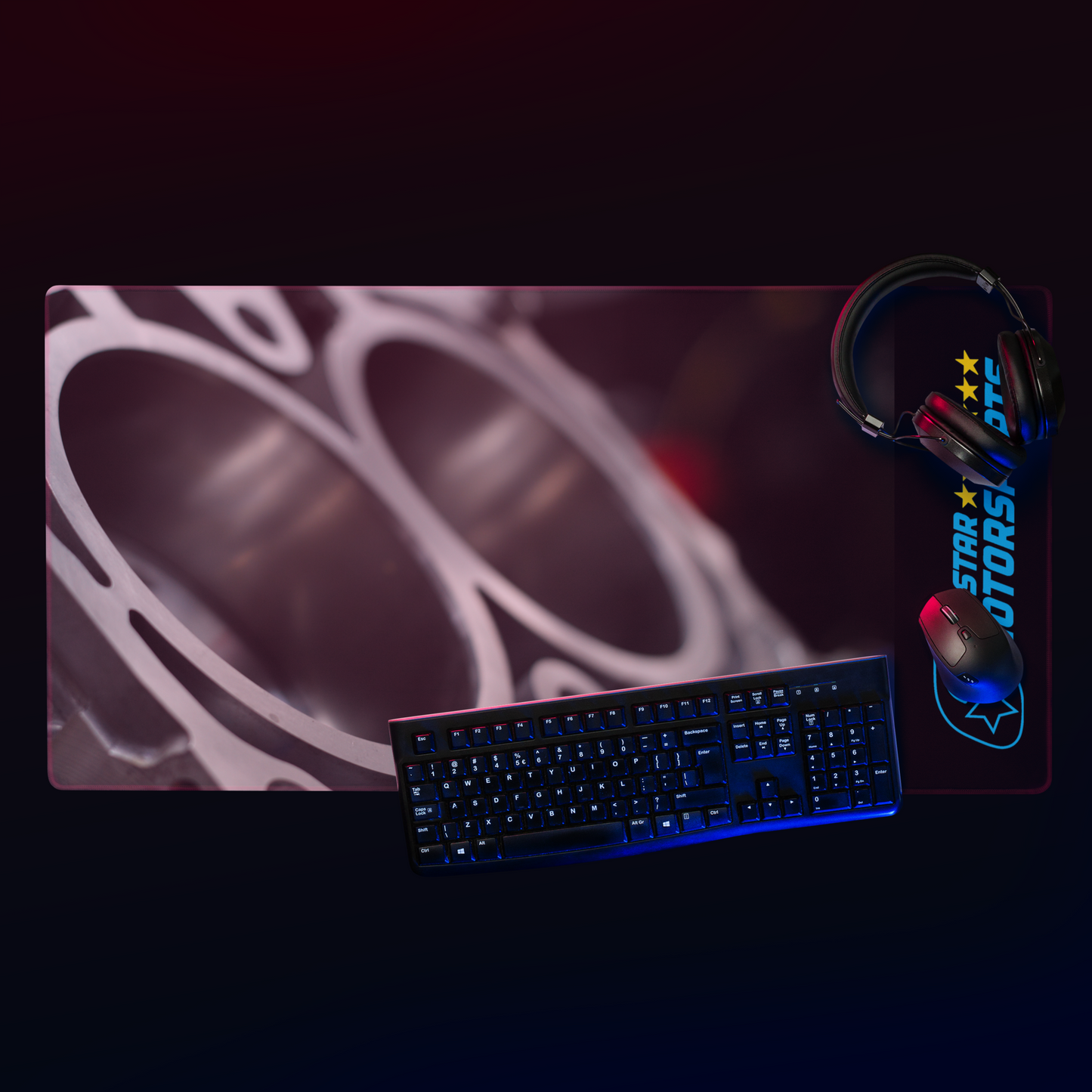 Six Star Motorsports "Case Half" Gaming Mouse Pad Edition