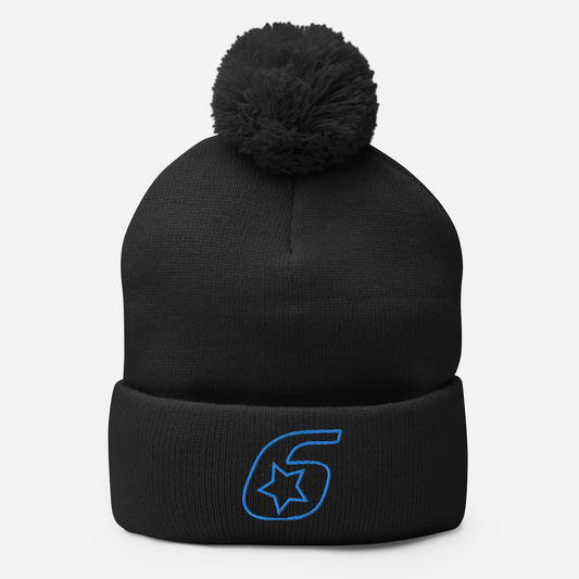 Six Star Motorsports Pom-Pom Beanie