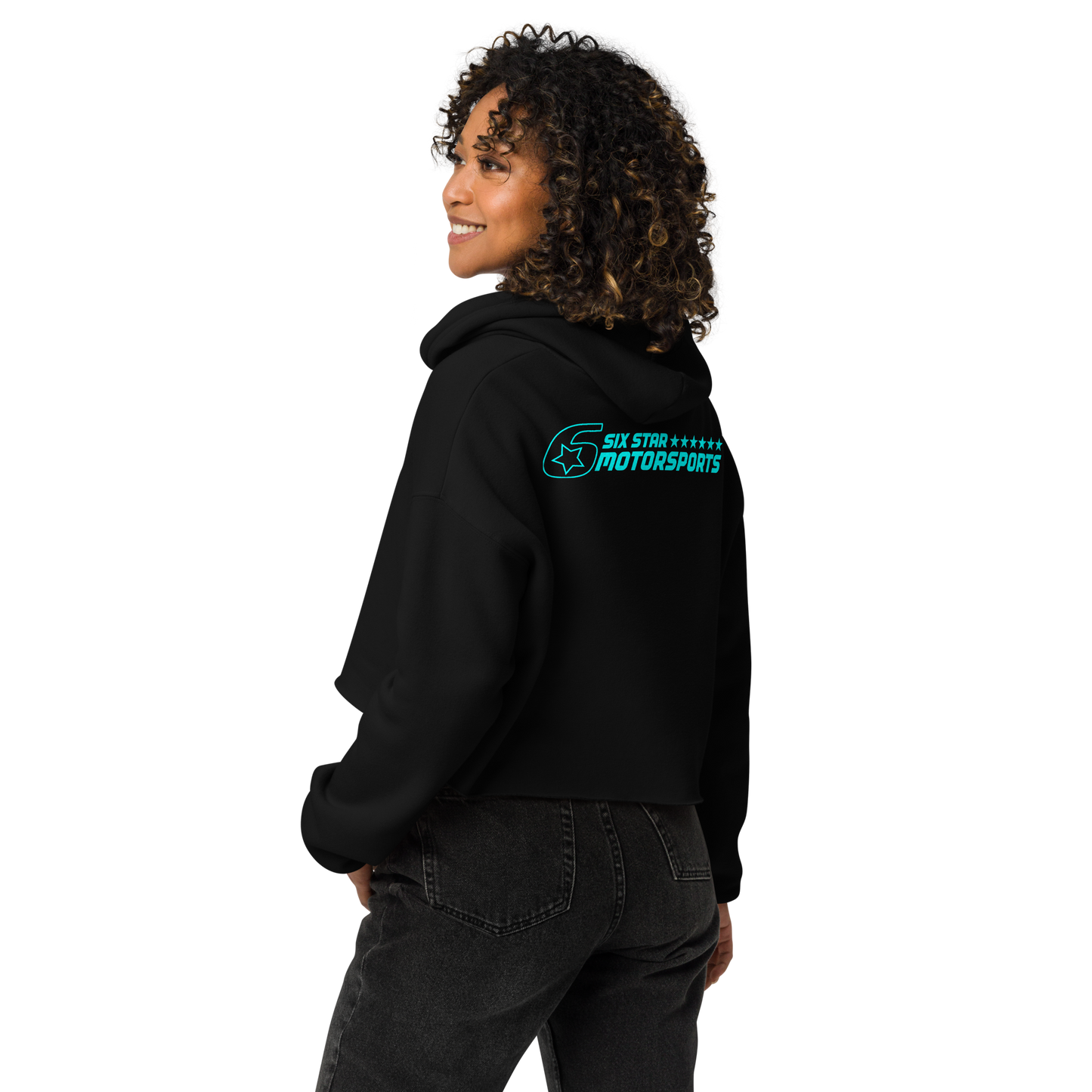 Six Star Motorsports Ladies Crop Hoodie