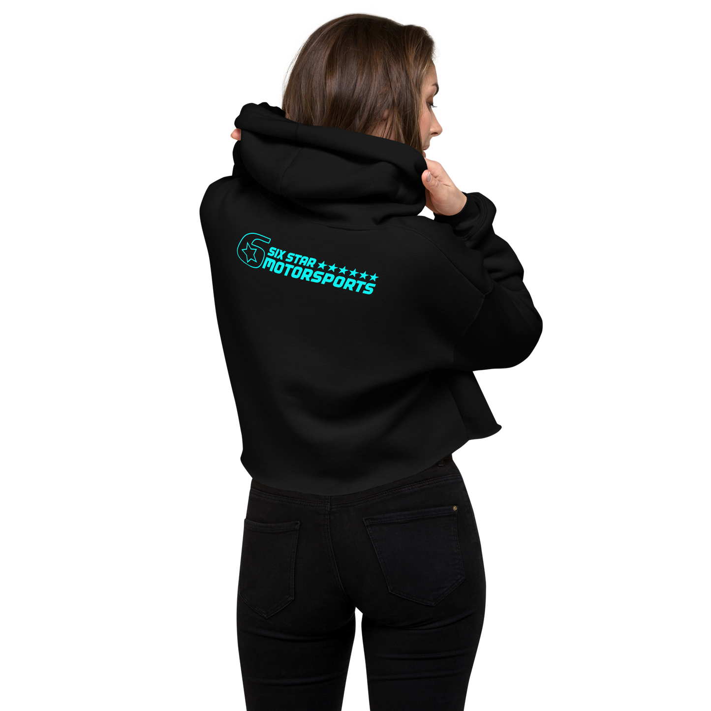 Six Star Motorsports Ladies Crop Hoodie