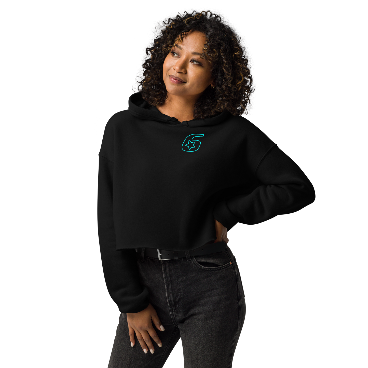Six Star Motorsports Ladies Crop Hoodie