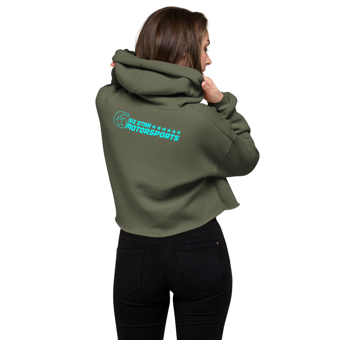 Six Star Motorsports Ladies Crop Hoodie