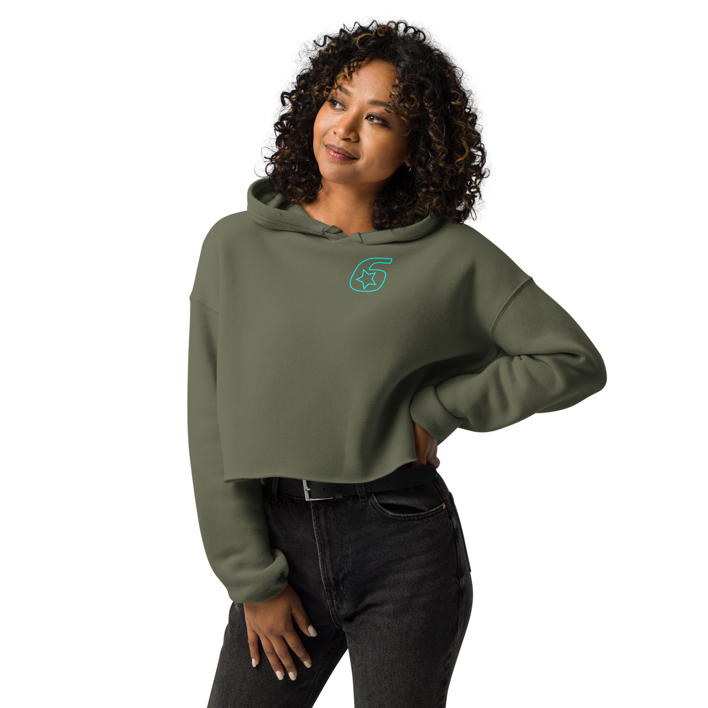 Six Star Motorsports Ladies Crop Hoodie