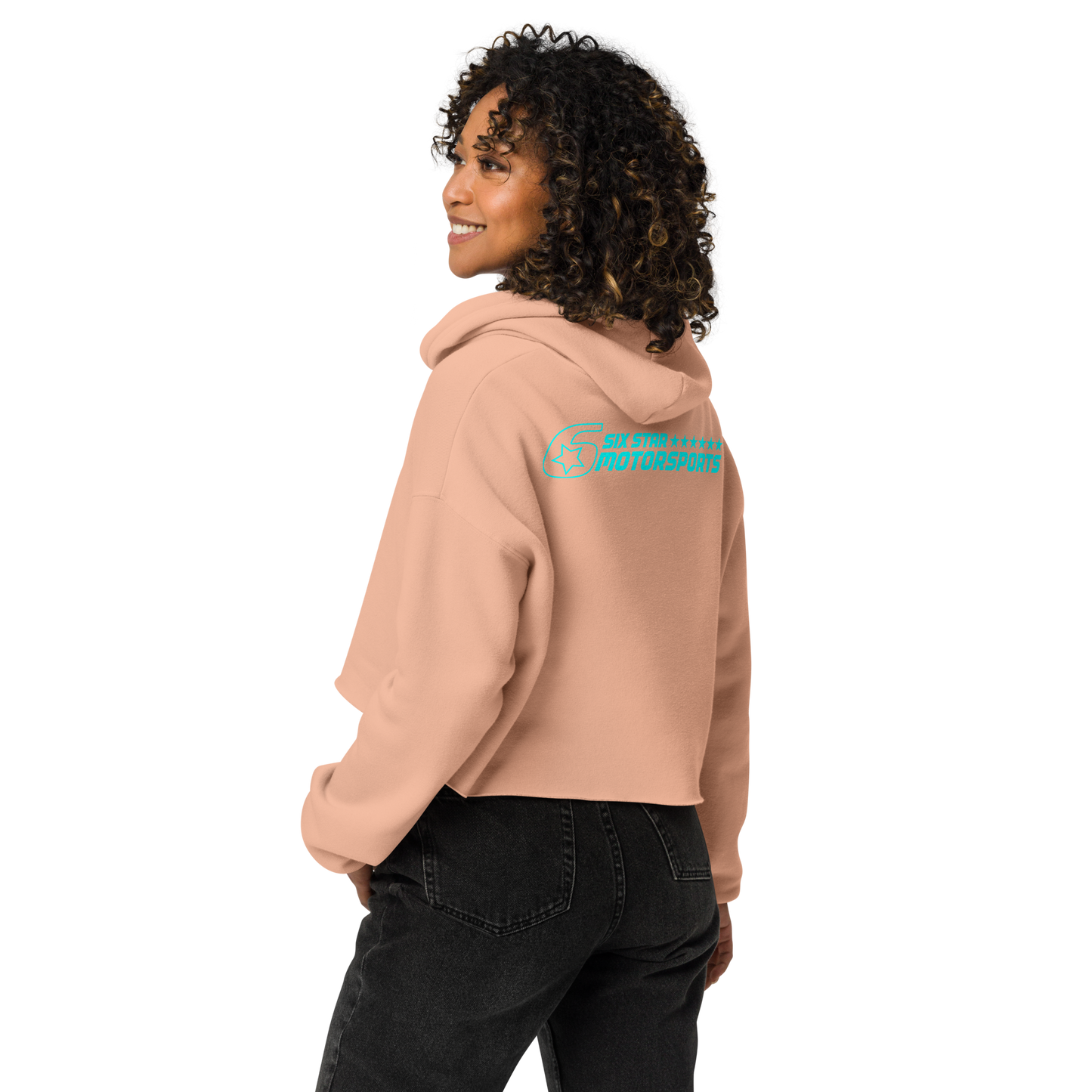 Six Star Motorsports Ladies Crop Hoodie