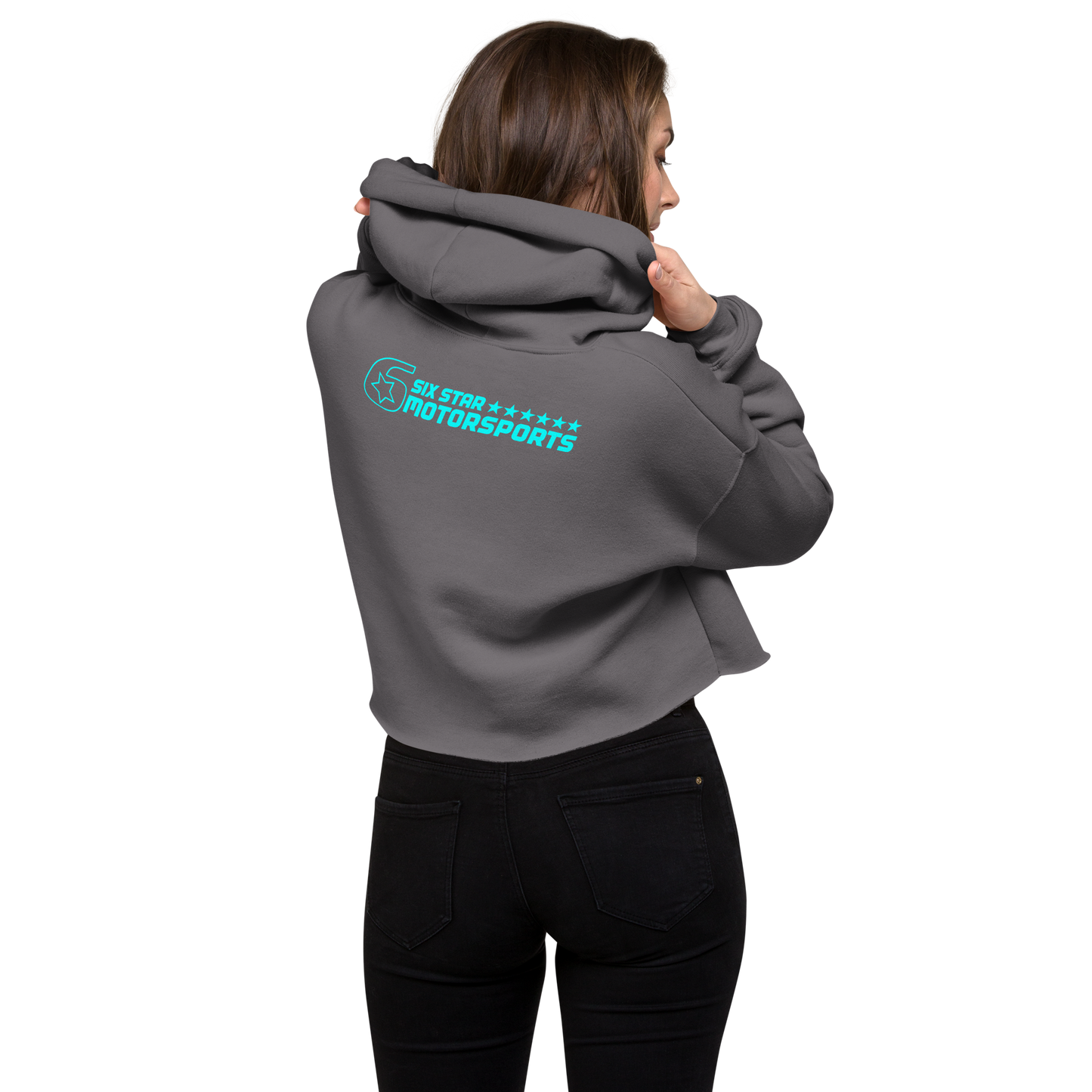 Six Star Motorsports Ladies Crop Hoodie