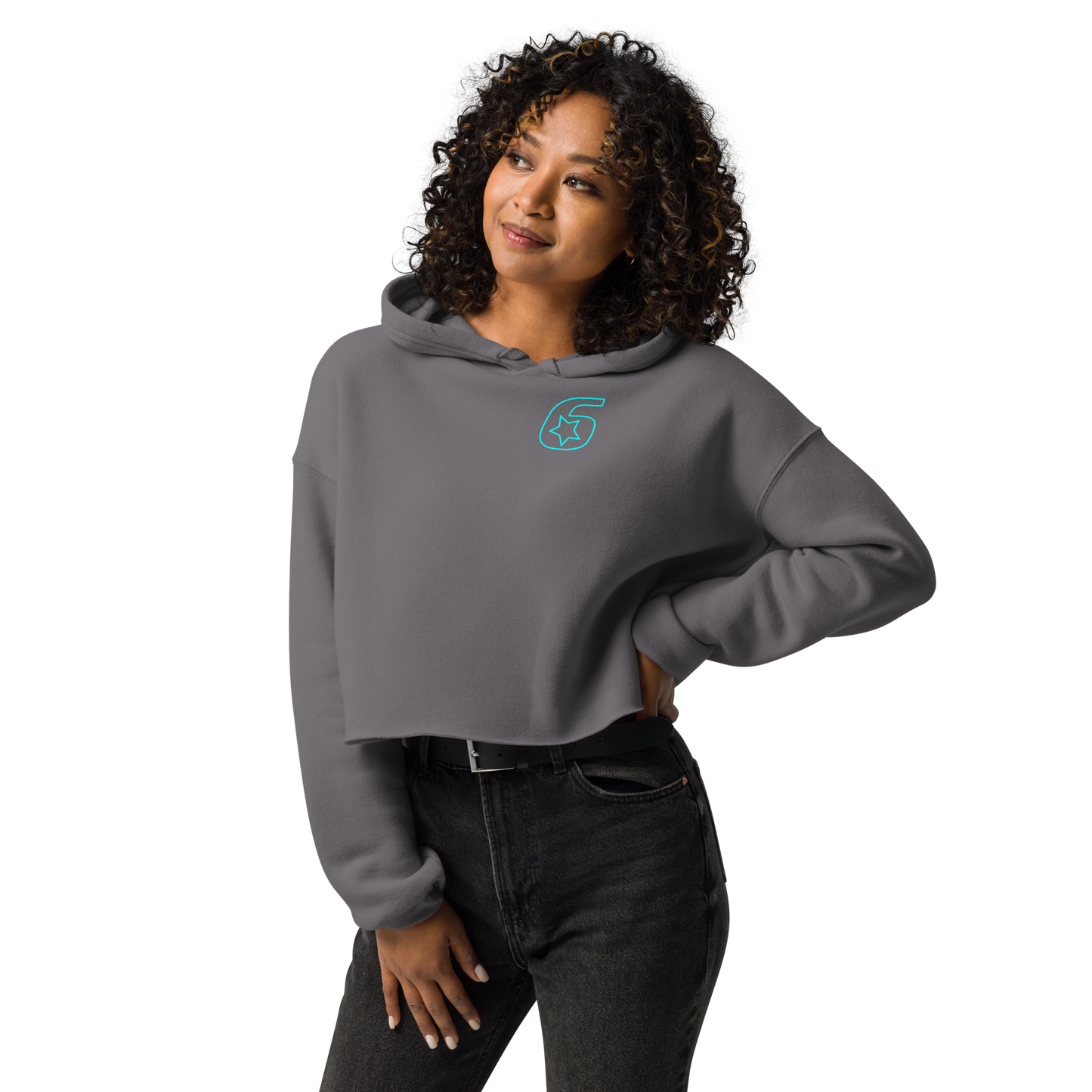 Six Star Motorsports Ladies Crop Hoodie