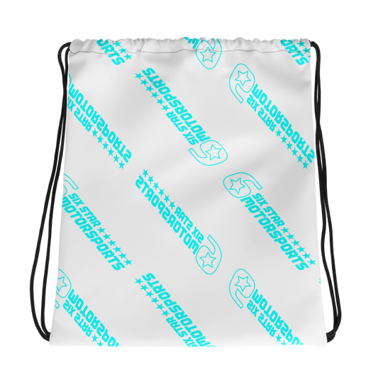 Six Star Motorsports Patterned Drawstring bag