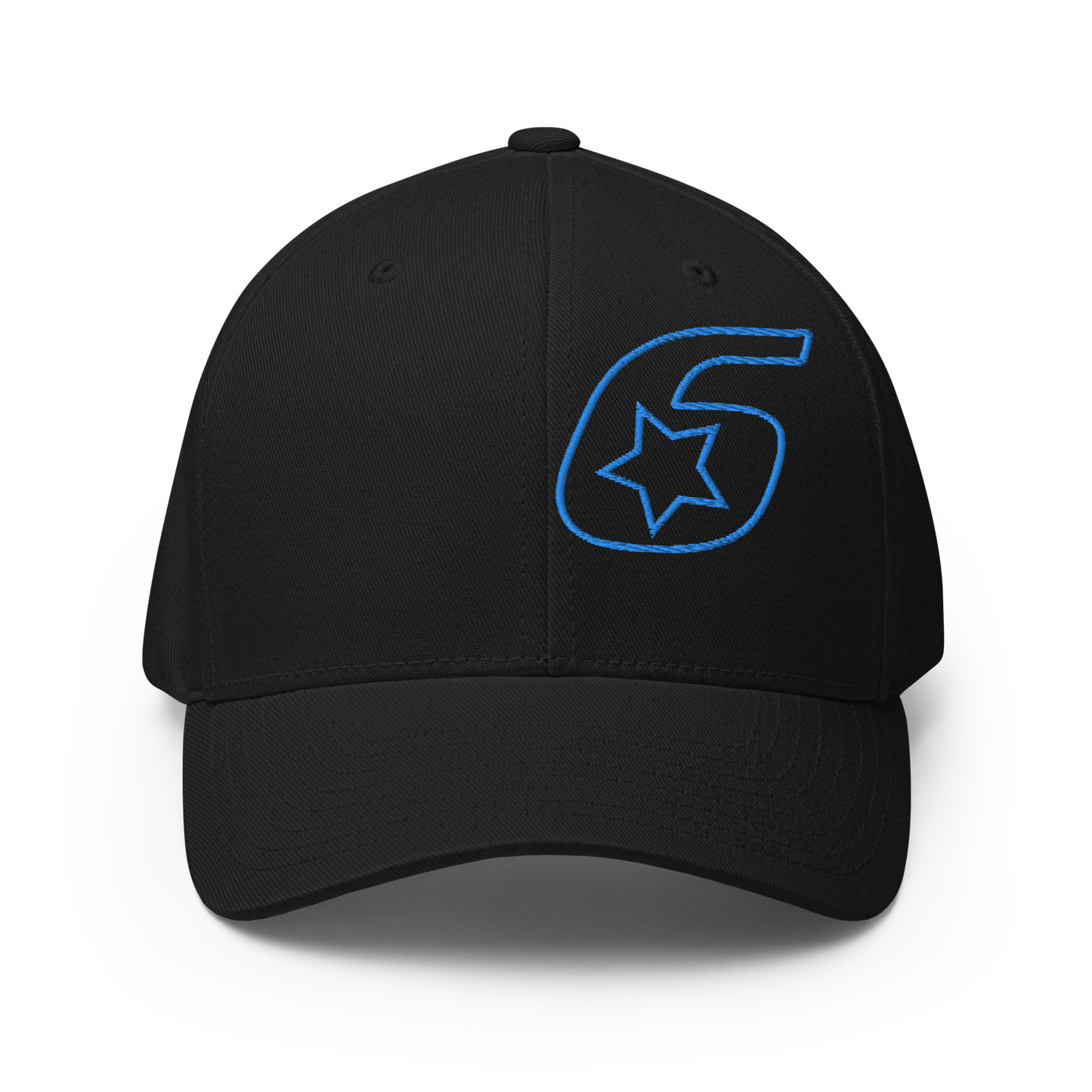 Six Star Motorsports Blue 6 FlexFit Hat