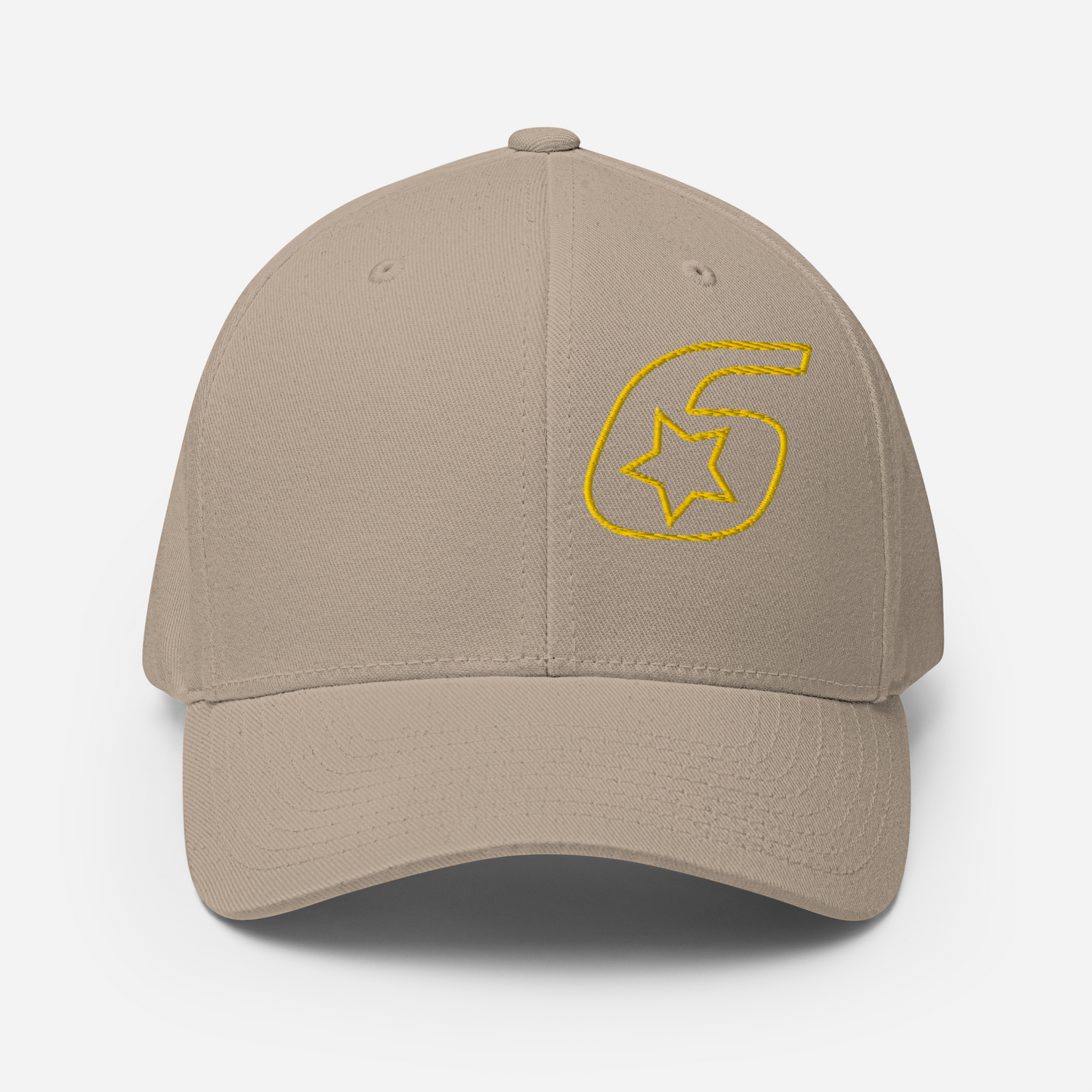 Six Star Motorsports Gold 6 FlexFit Hat