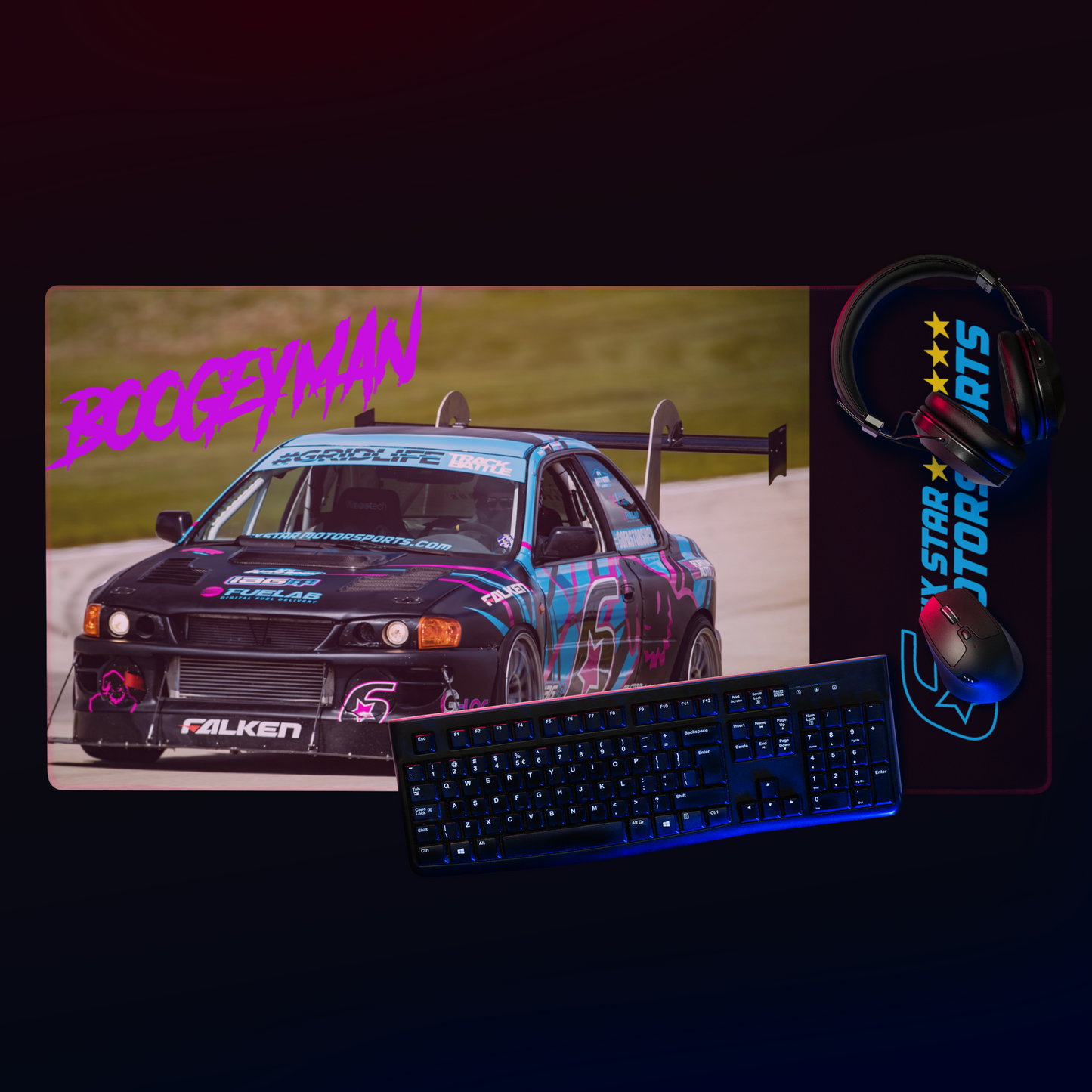 Six Star Motorsports "Boogey Man" Gaming Mouse Pad Edition